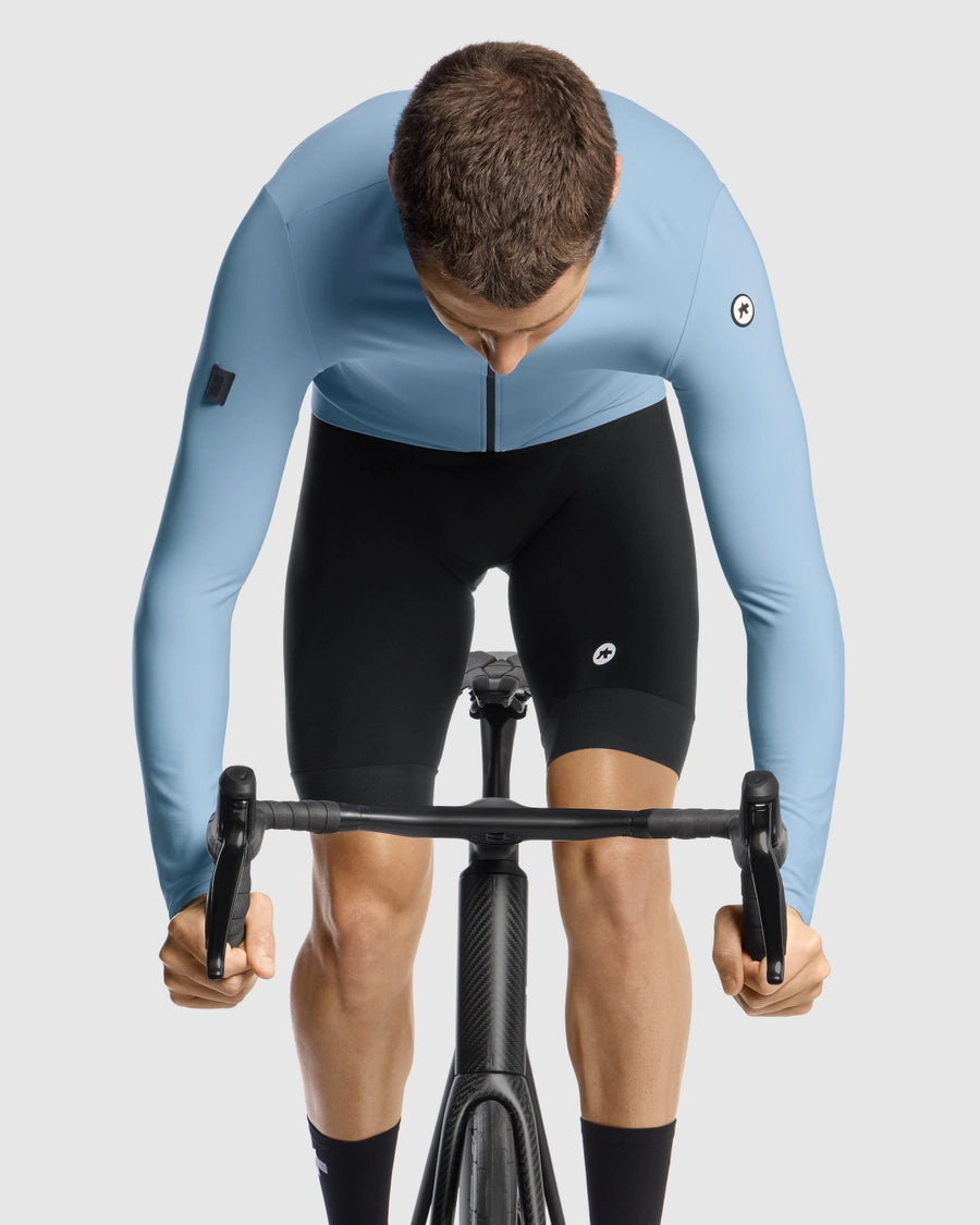 新商品【ASSOS / アソス】MILLE GT SPRING FALL LS JERSEY C2 thunder blue（春秋・初冬向け フリース生地で柔らかな長袖ジャージ）