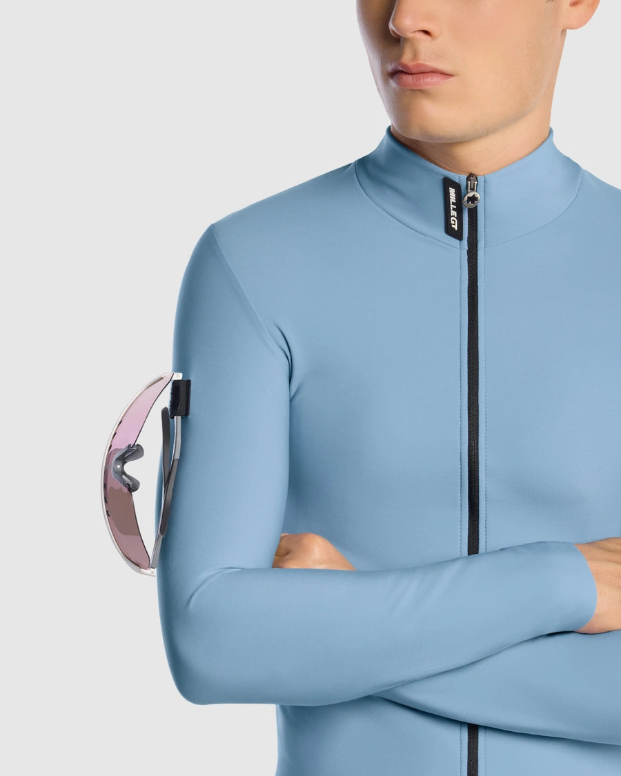 新商品【ASSOS / アソス】MILLE GT SPRING FALL LS JERSEY C2 thunder blue（春秋・初冬向け フリース生地で柔らかな長袖ジャージ）