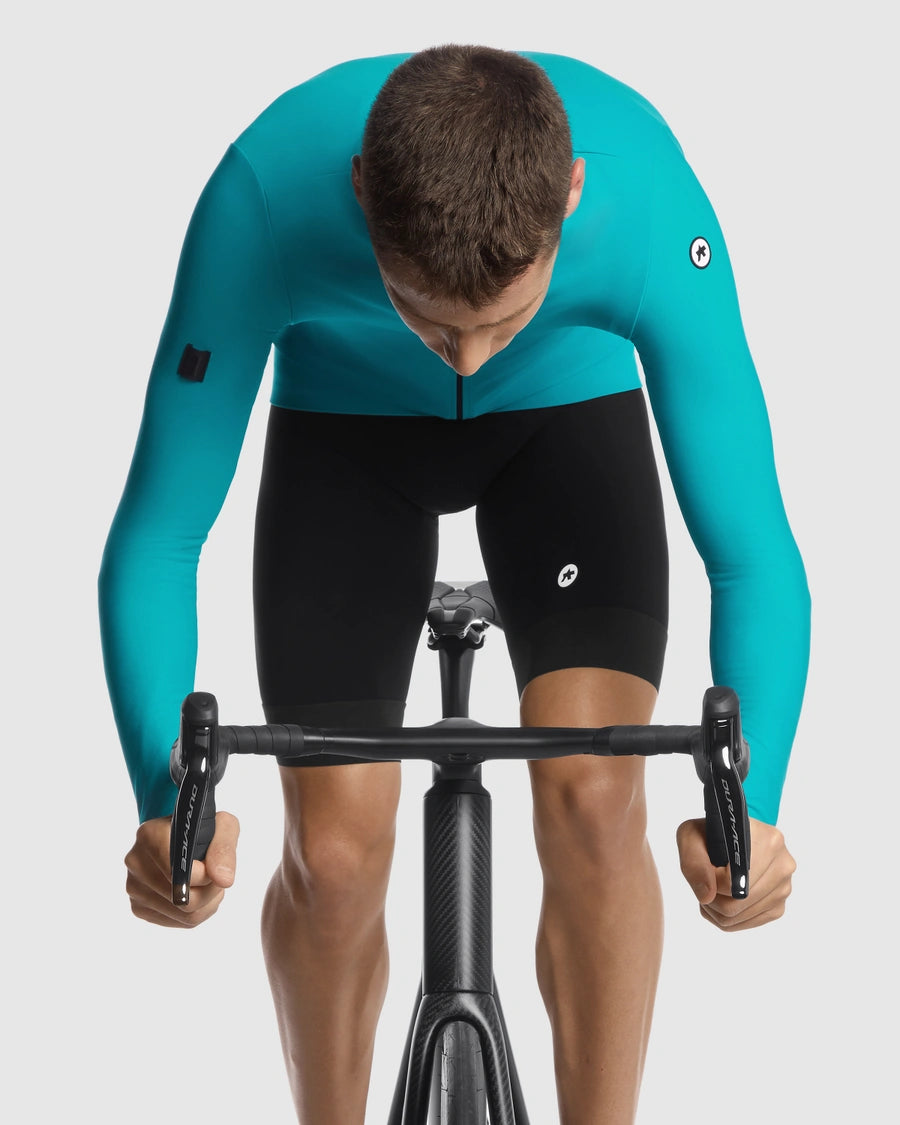 再入荷【ASSOS / アソス】MILLE GT SPRING FALL LS JERSEY C2 turquoise green（メンズ  春秋〜初冬向け 長袖ジャージ）