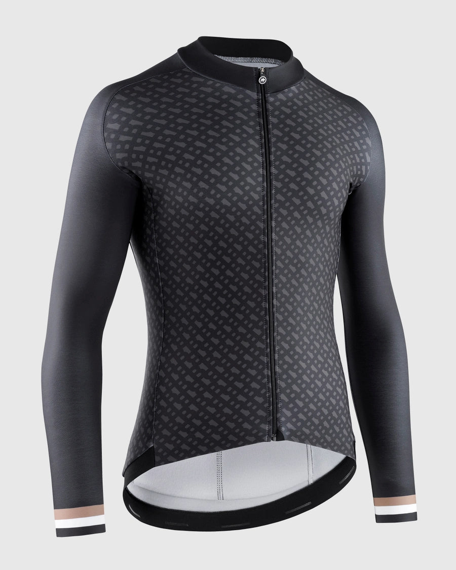 【ASSOS / アソス】BOSS × ASSOS / MILLE GT SPRING FALL LS JERSEY C2 black（春秋・初冬向け フリース生地で柔らかな長袖ジャージ）