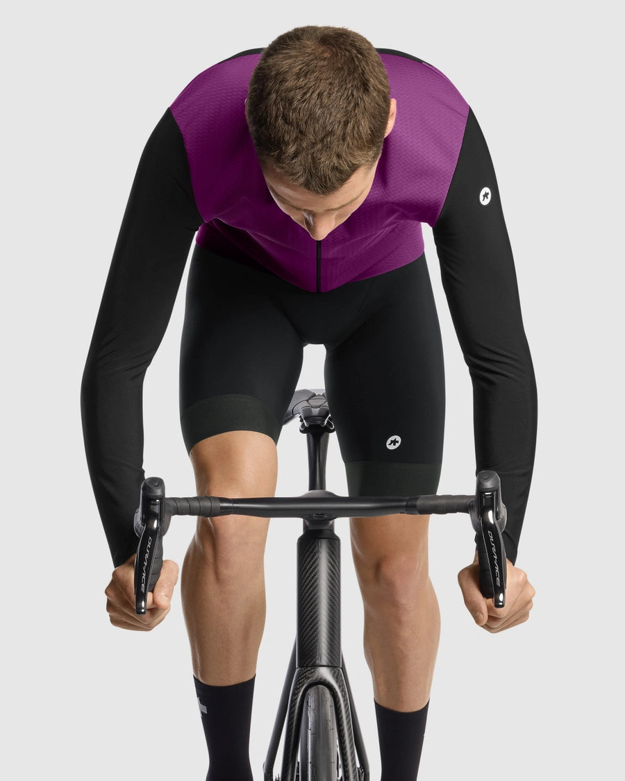 新商品【ASSOS / アソス】MILLE GTS SPRING FALL JACKET C2 alchemy purple（春秋向け ソフトシェルとメッシュとフリースのハイブリッドジャケット）