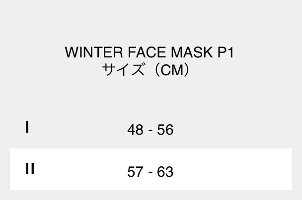 新商品【ASSOS / アソス】ULTRAZA WINTER FACE MASK P1（冬用インナーの素材を使い、全体が2重構造のしっかりと暖かいフェイスマスク）