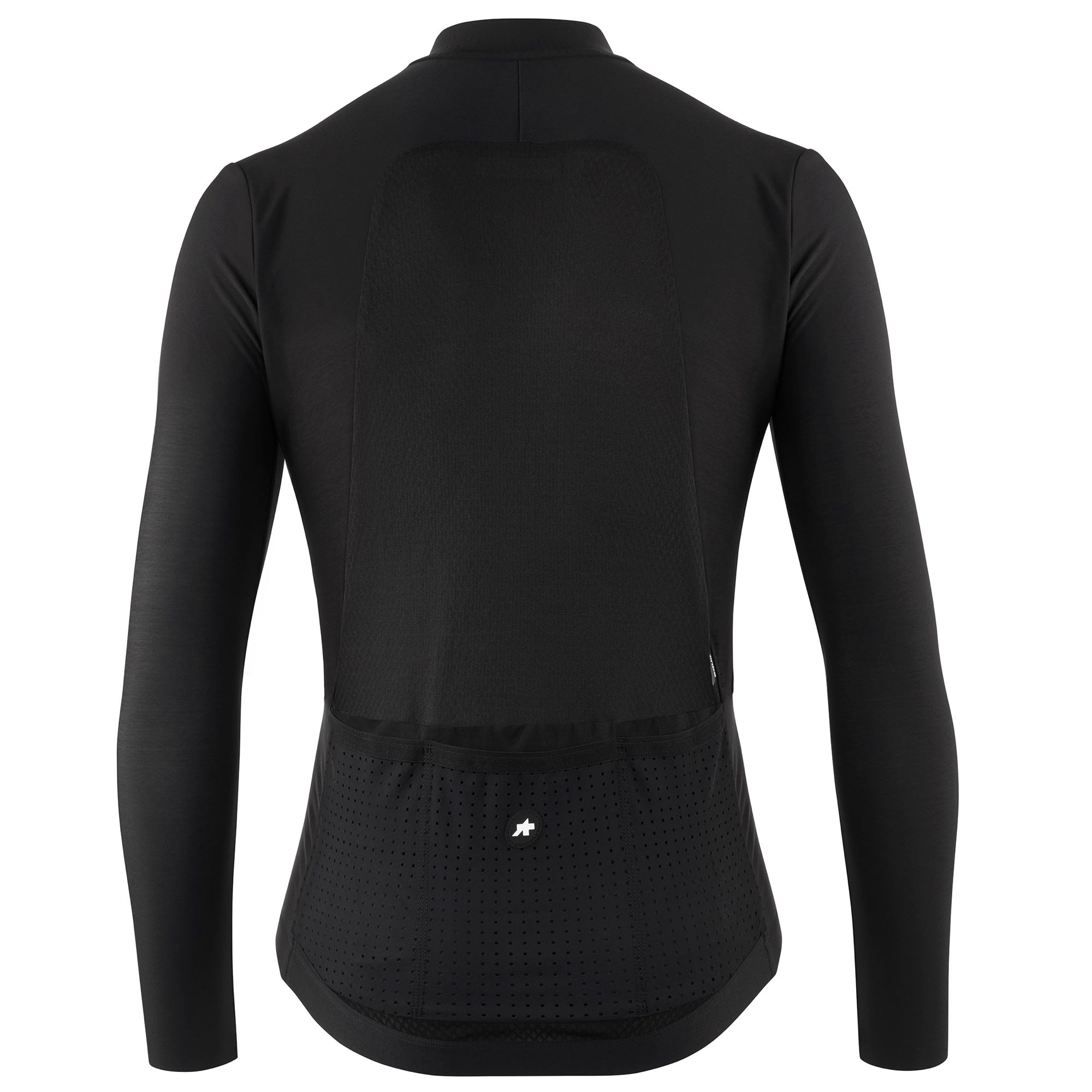 新商品【ASSOS / アソス】EQUIPE R SPRING FALL JERSEY S11 black（春秋向け 正面と腕はフリース、背面はメッシュのエアロフィットジャージ）