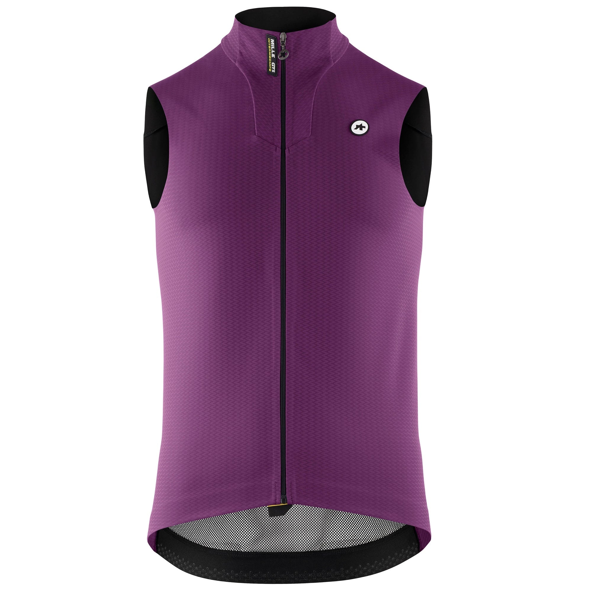 新商品【ASSOS / アソス】MILLE GTS SPRING FALL VEST C2 alchemy purple（背面がメッシュになったソフトシェルベスト）