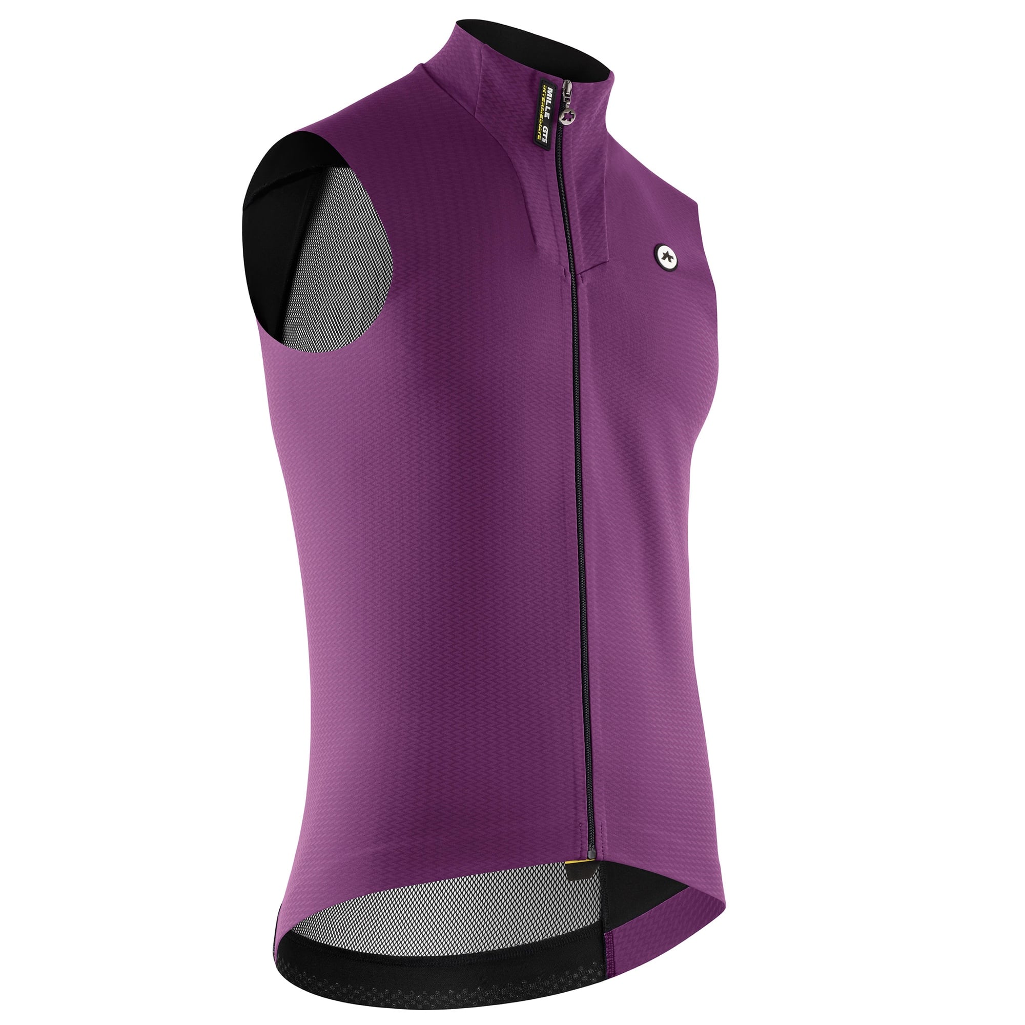 新商品【ASSOS / アソス】MILLE GTS SPRING FALL VEST C2 alchemy purple（背面がメッシュになったソフトシェルベスト）