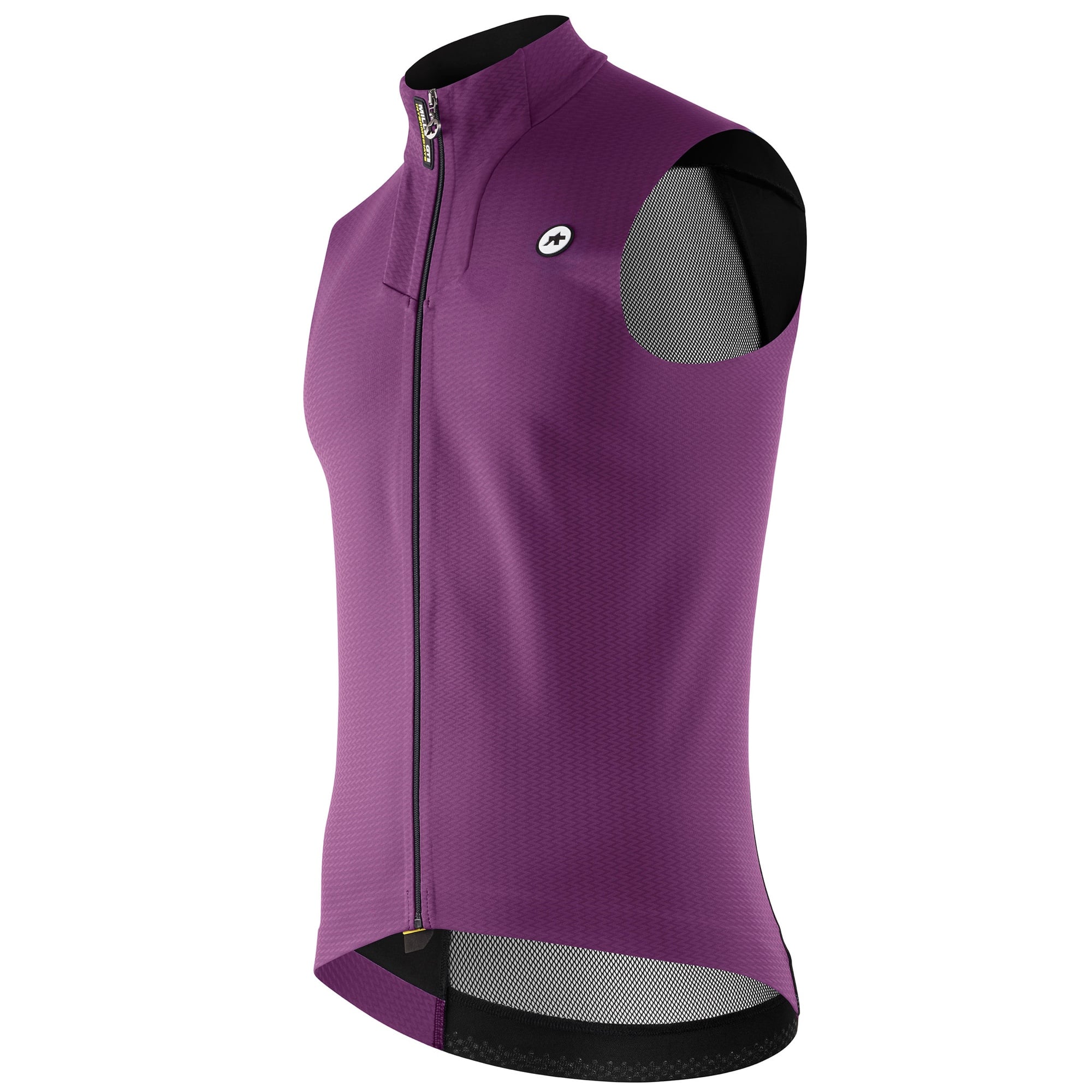 新商品【ASSOS / アソス】MILLE GTS SPRING FALL VEST C2 alchemy purple（背面がメッシュになったソフトシェルベスト）