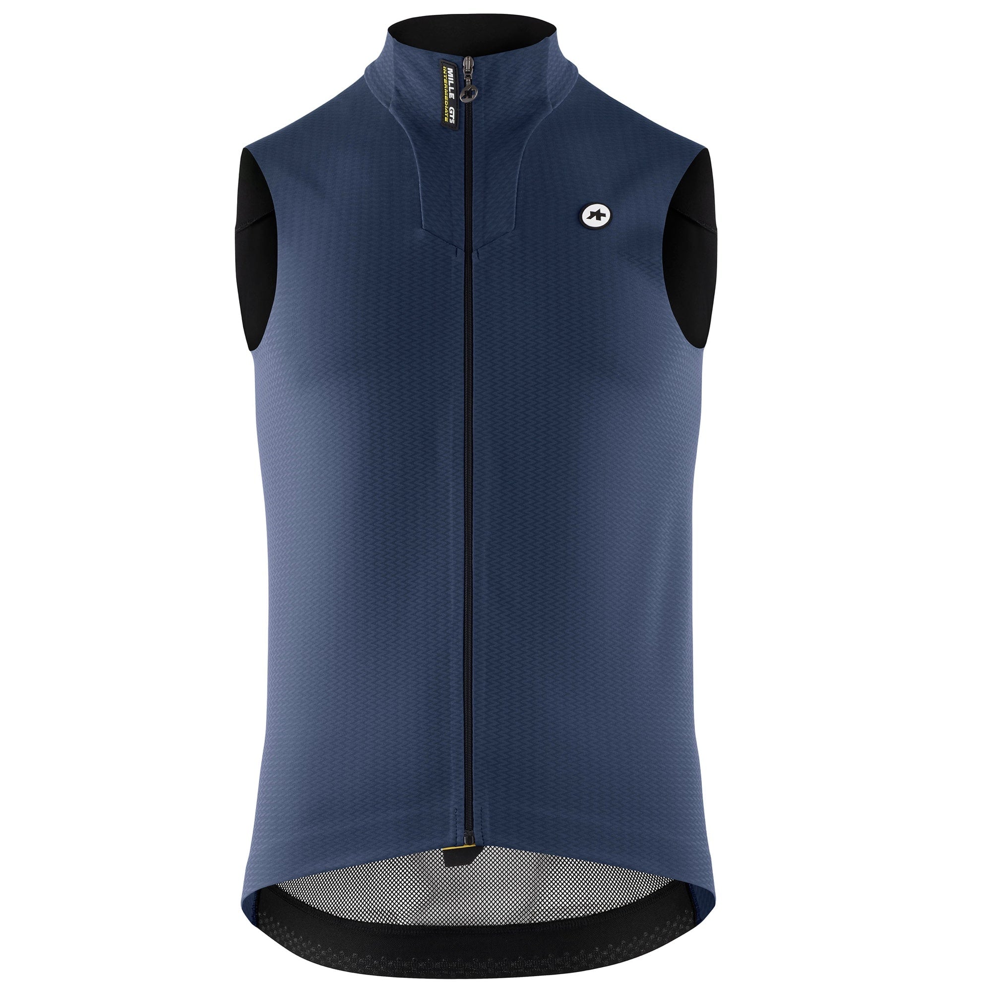 新商品【ASSOS / アソス】MILLE GTS SPRING FALL VEST C2 stone blue（背面がメッシュになったソフトシェルベスト）