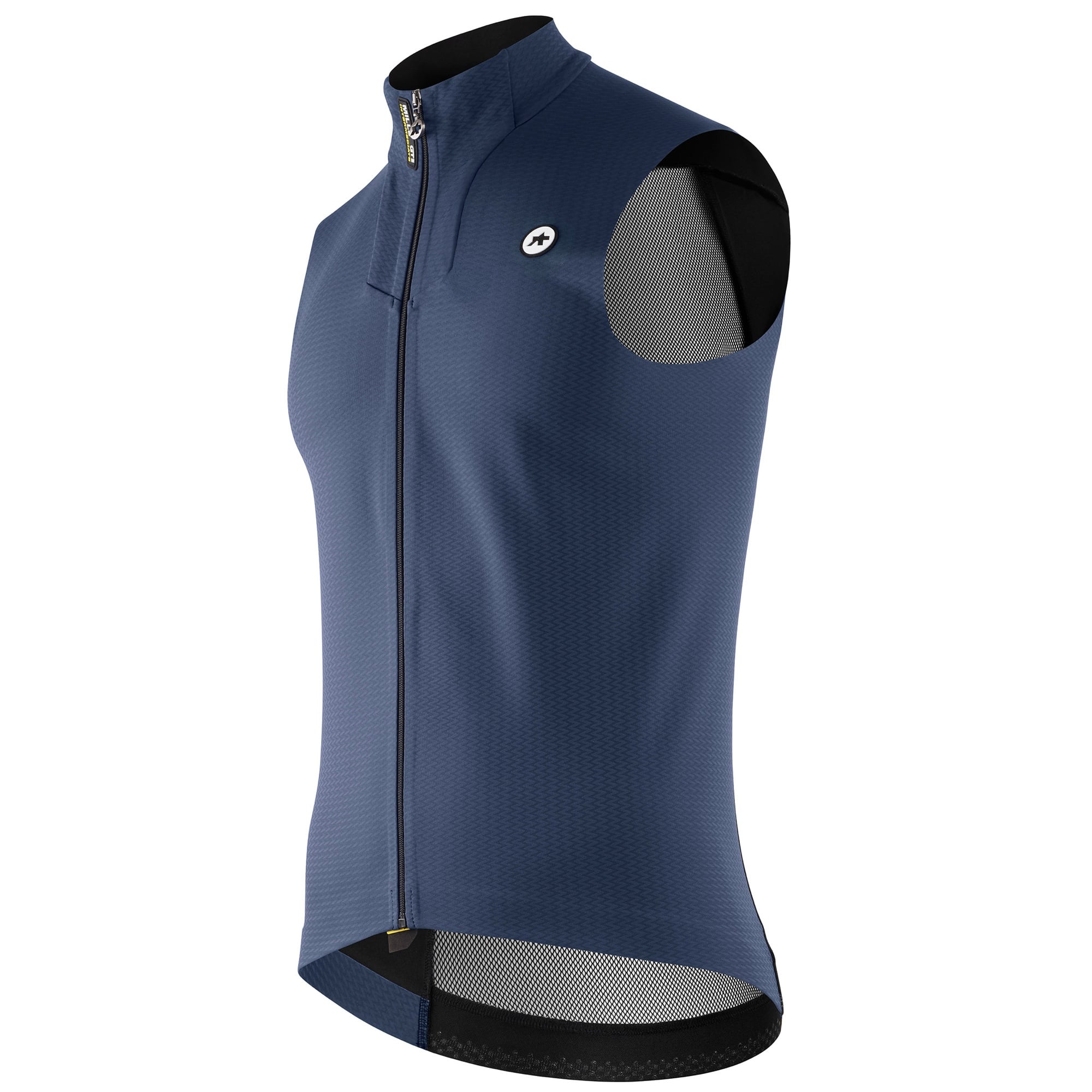 新商品【ASSOS / アソス】MILLE GTS SPRING FALL VEST C2 stone blue（背面がメッシュになったソフトシェルベスト）