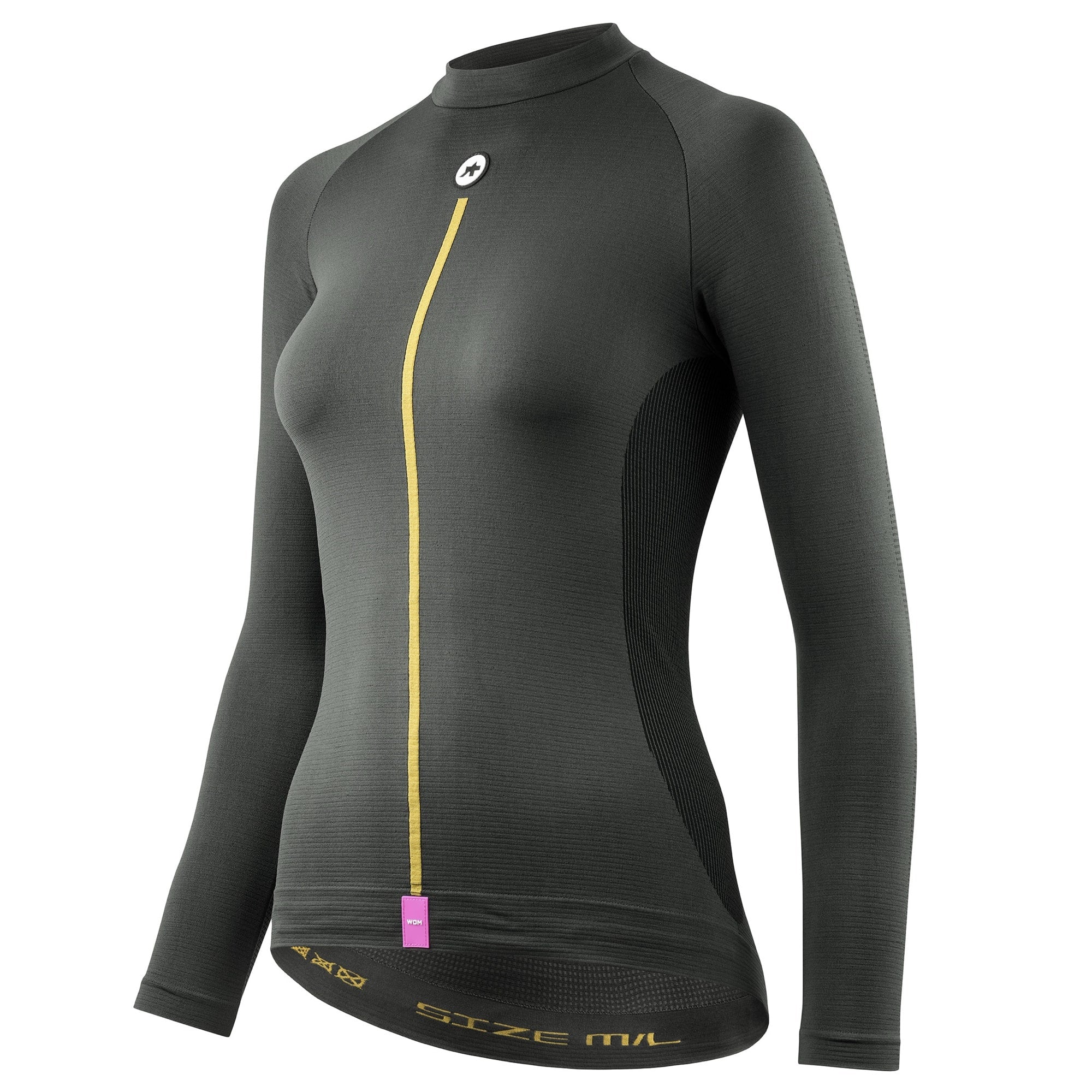 新商品【ASSOS / アソス】WOMEN'S SPRING FALL LS SKIN LAYER P1 anthracite grey（春秋向け レディース 長袖インナー）