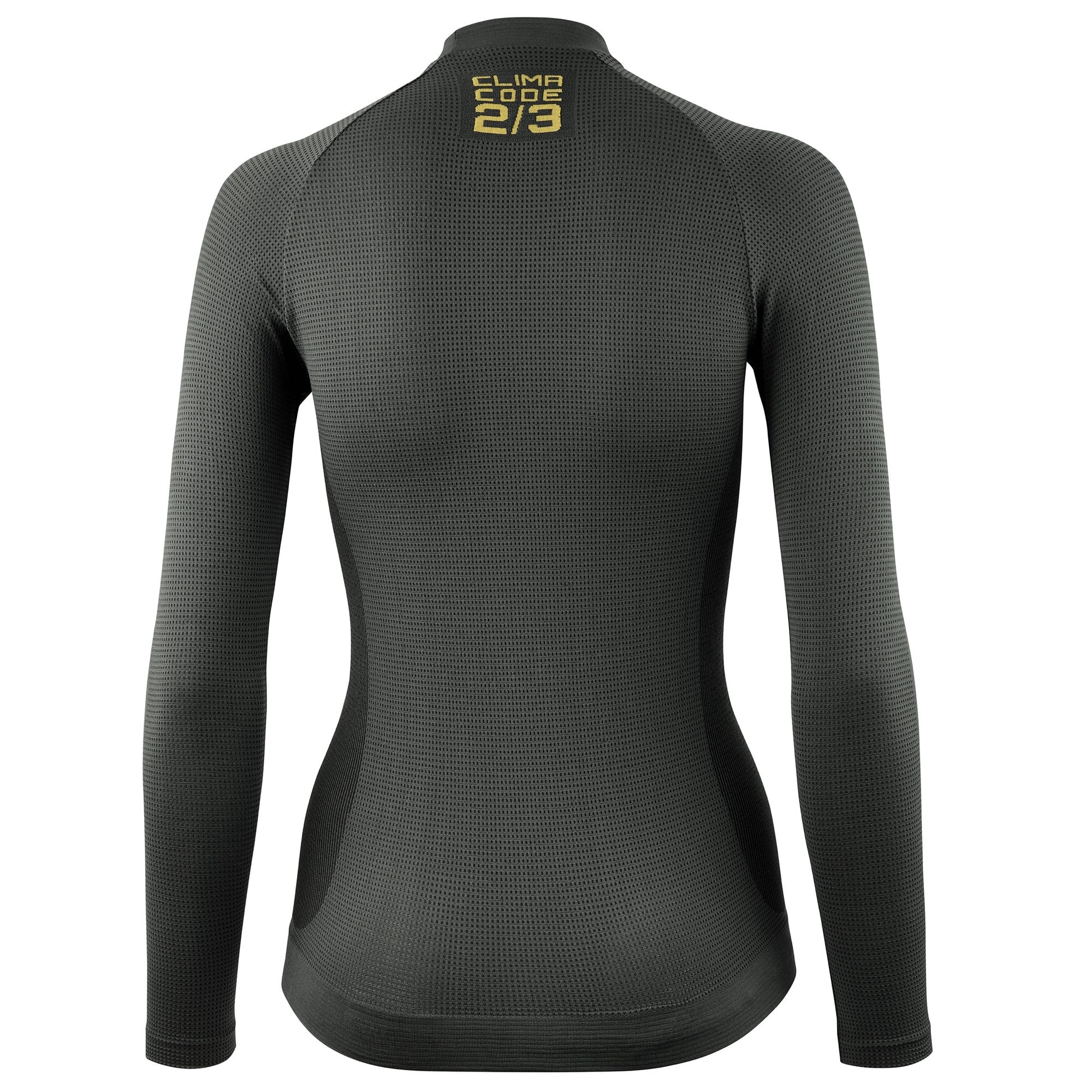 新商品【ASSOS / アソス】WOMEN'S SPRING FALL LS SKIN LAYER P1 anthracite grey（春秋向け レディース 長袖インナー）