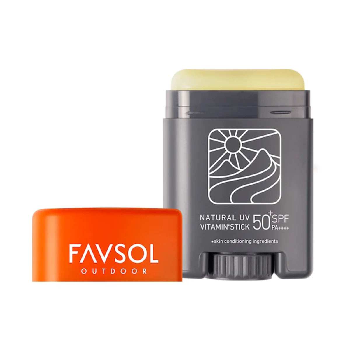 【FAVSOL / ファブソル】NATURAL UV VITAMIN STICK（エンデュランススポーツ向け スティックタイプ日焼け止め）