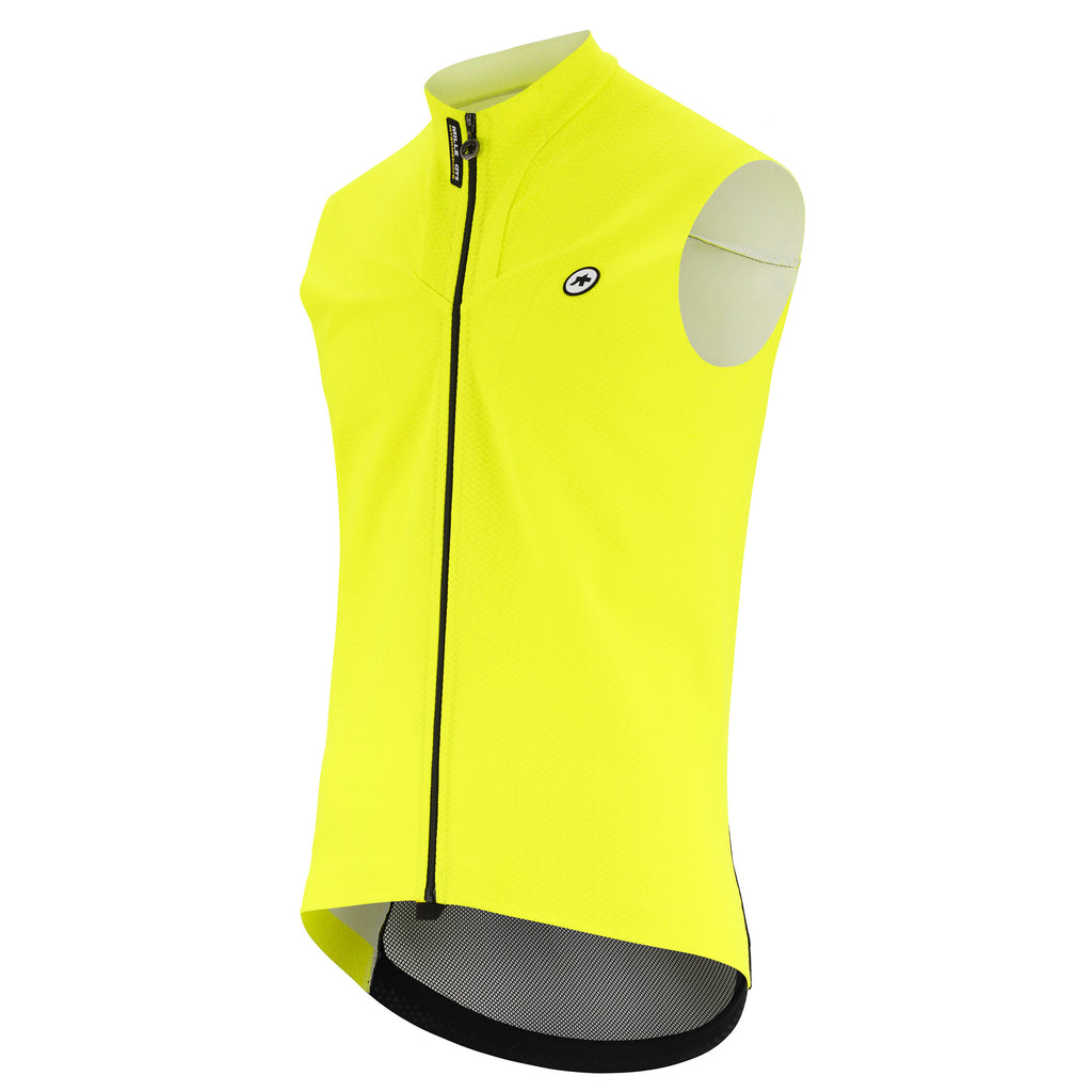 再入荷【ASSOS / アソス】MILLE GTS SPRING FALL VEST C2 fluo yellow（春秋〜初冬向け ソフトシェル  ベスト）